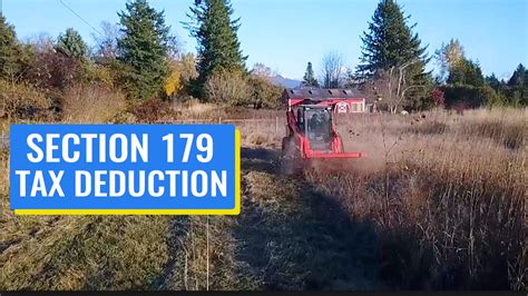 depreciation value on skid steer hours|section 179 skid steer deduction.